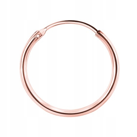

Kolczyk do ucha Kółko rose gold 0,6/8