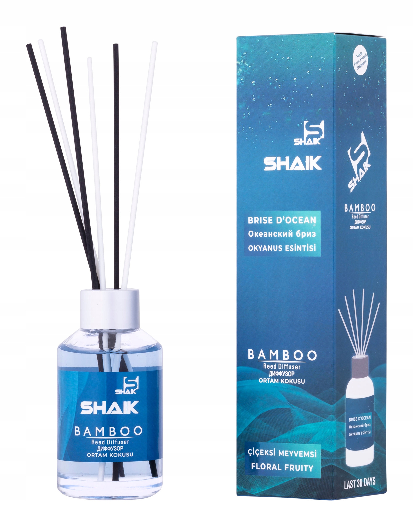 ODŚWIEŻACZ POWIETRZA SHAIK PATYCZKI ZAPACH DO DOMU DYFUZOR BRYZA OCEANU Stan opakowania oryginalne