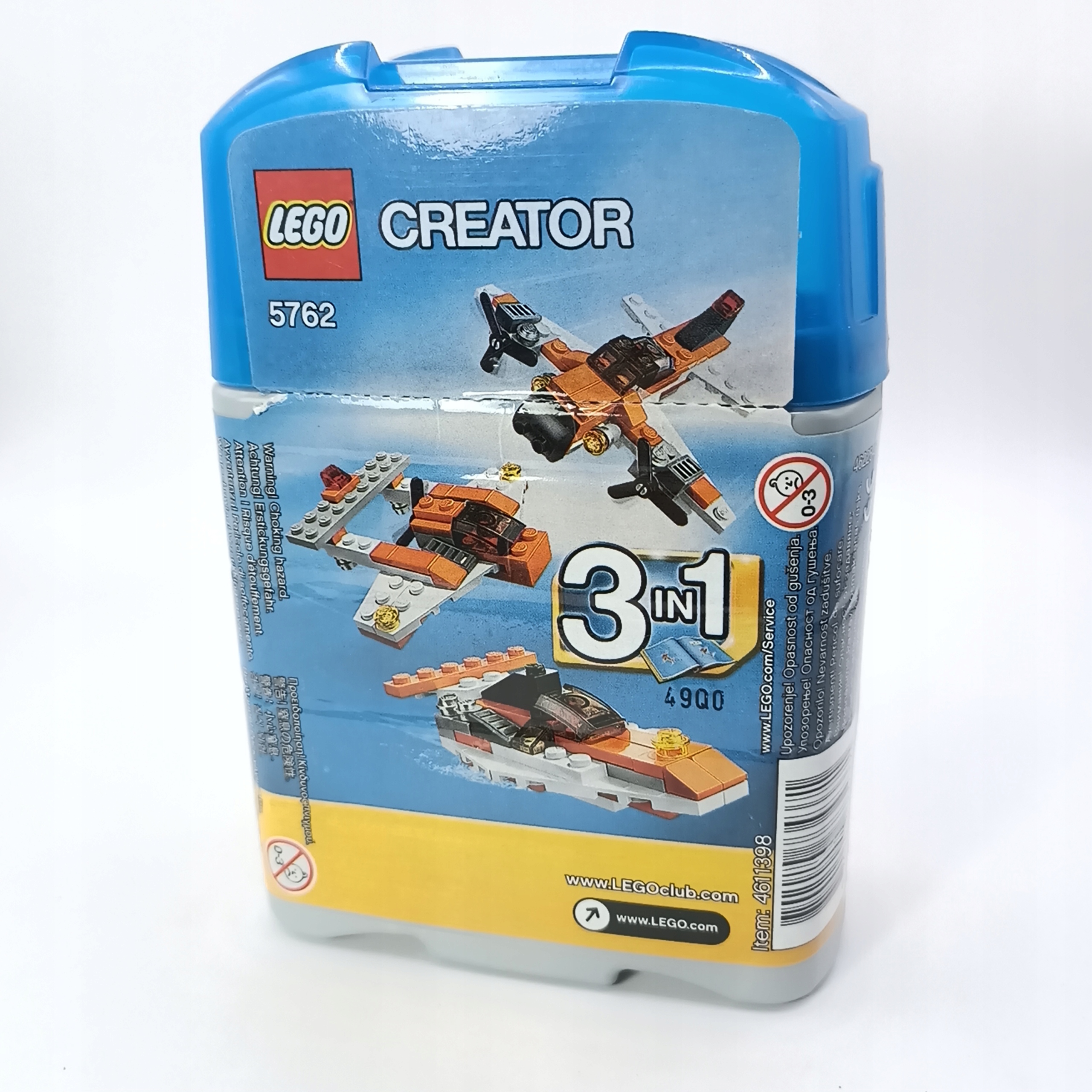 LEGO 5762 Mini Plane Samolot Creator 3 w 1