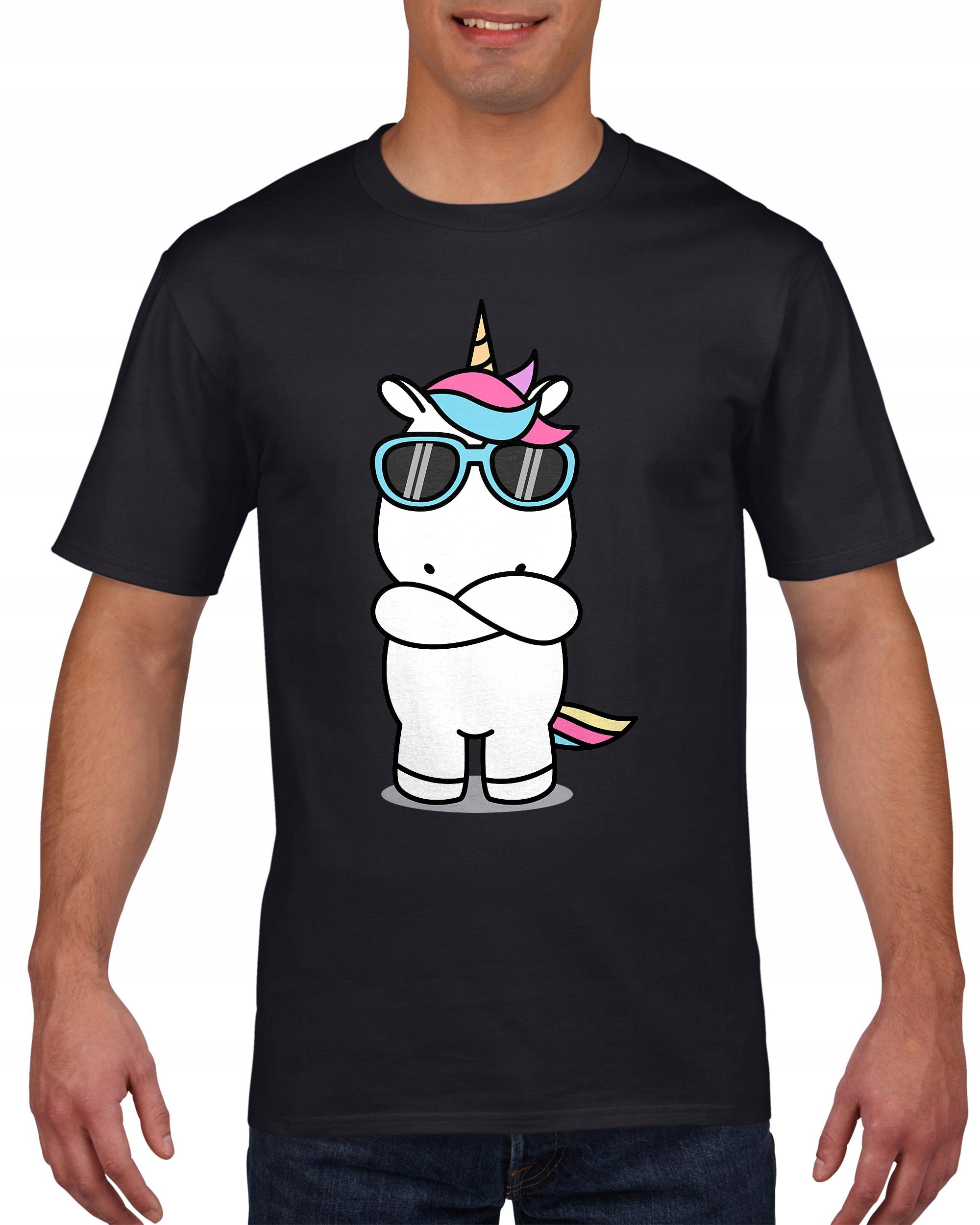 

Koszulka męska Unicorn jednorożec foch
