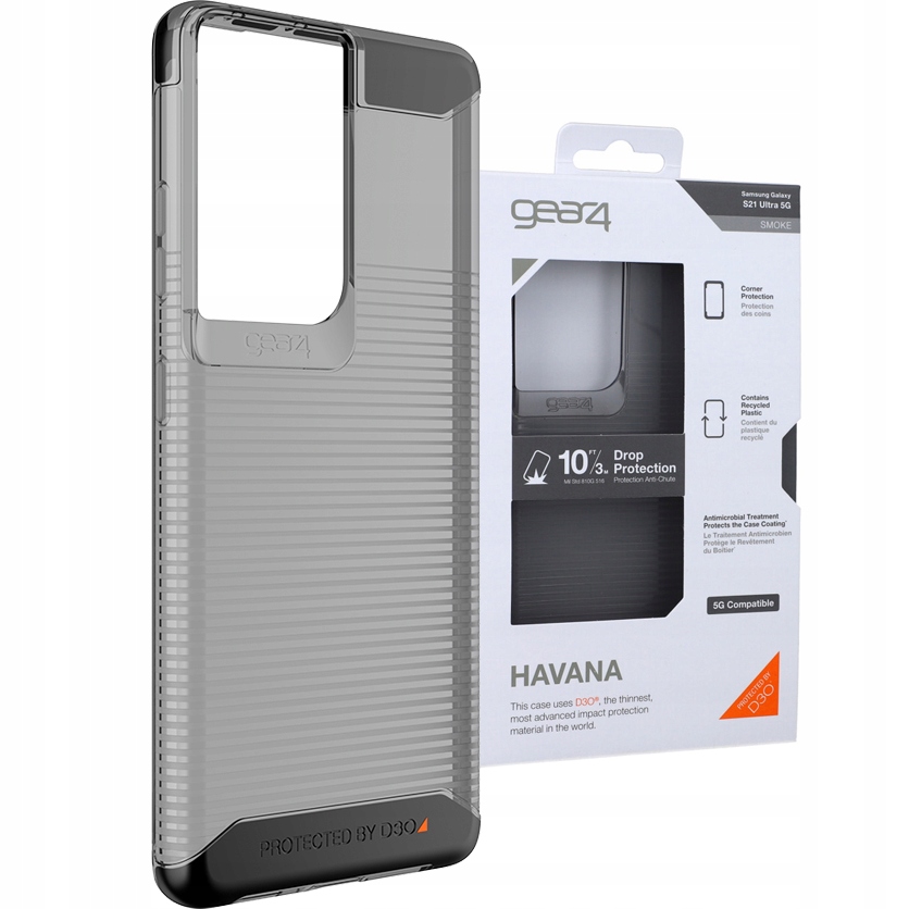 

Etui do Galaxy S21 Ultra 5G, Gear4 Havana, obudowa