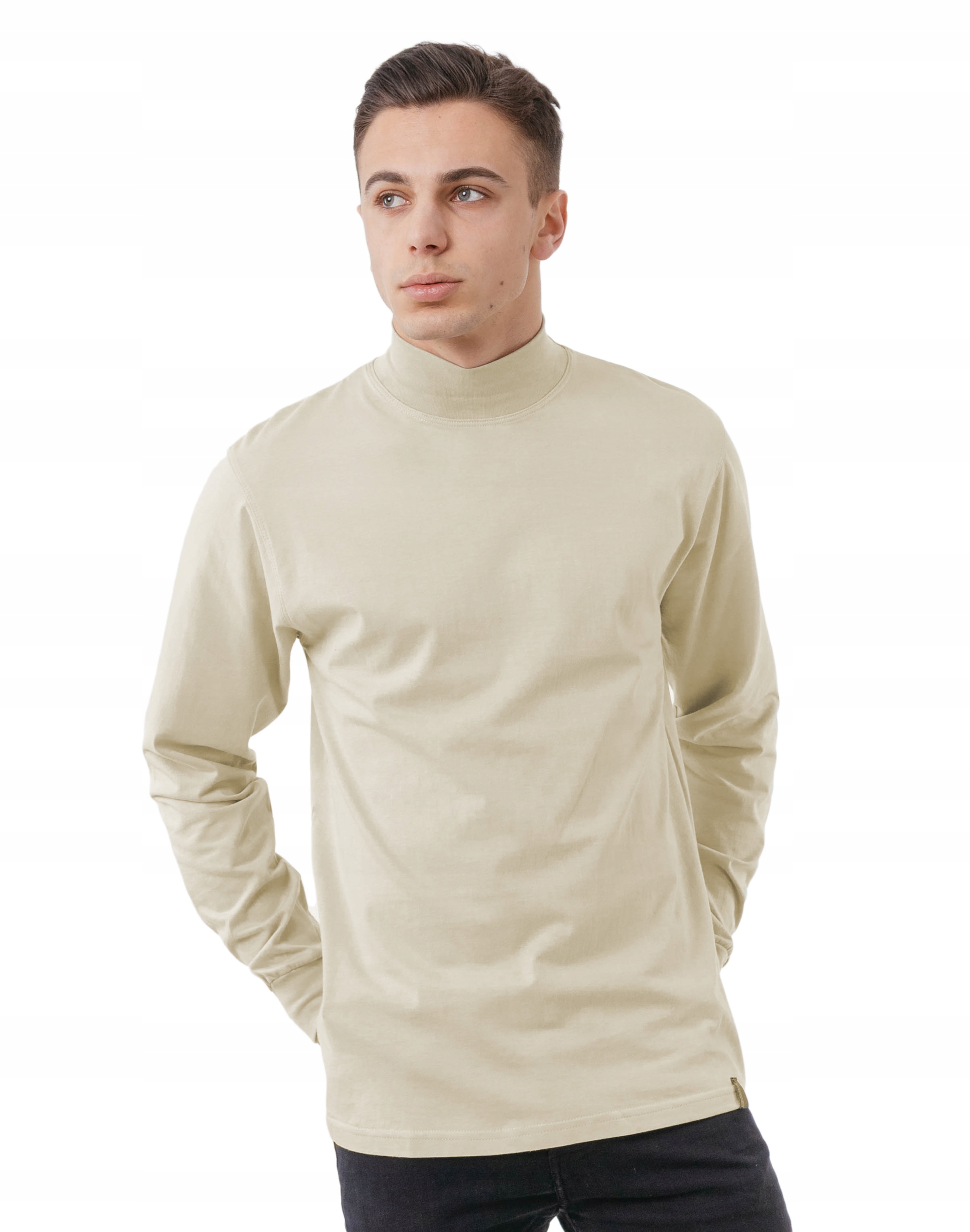 

Półgolf męski cienki sweter golf Adam r XXL beżowy