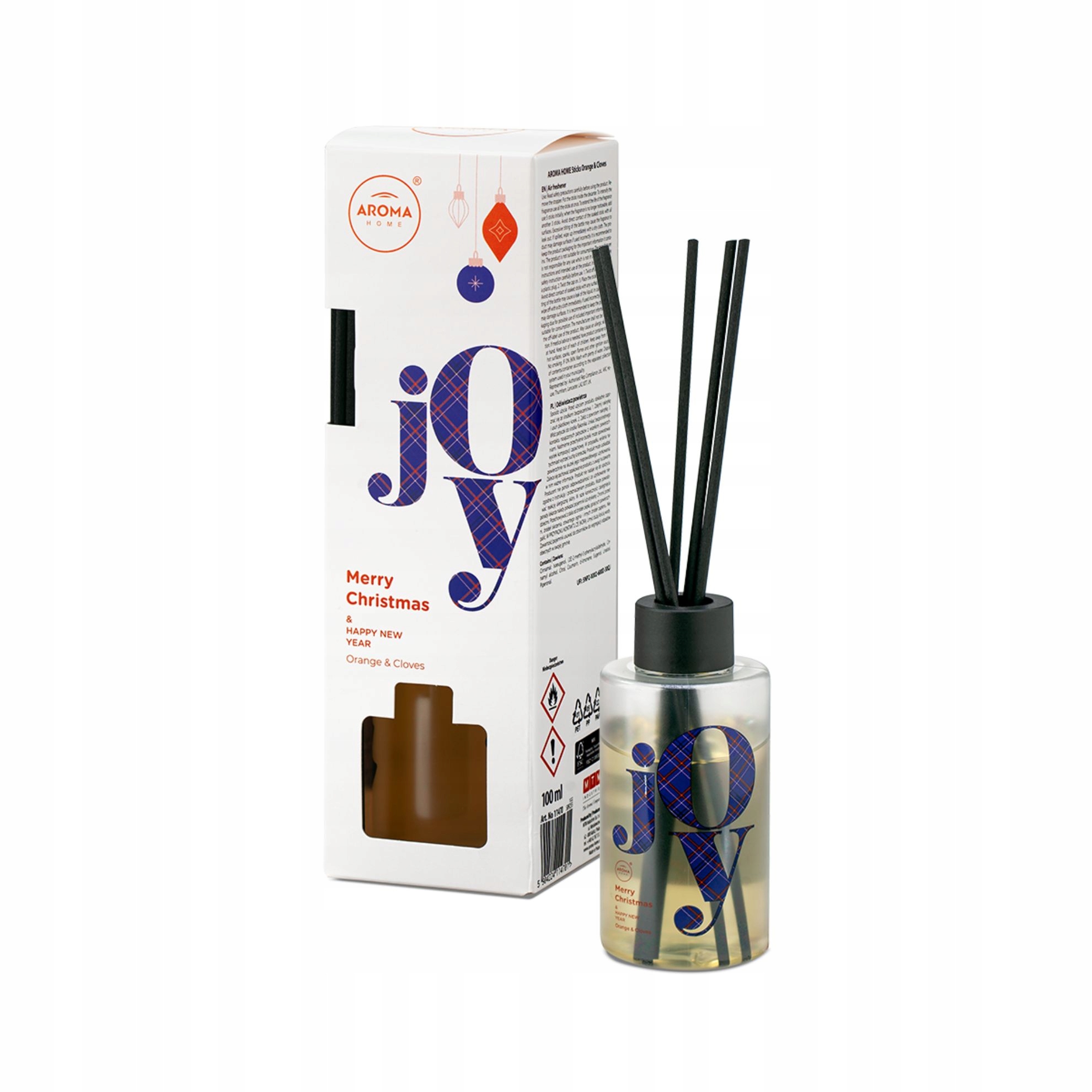 AROMA Pomarańcza Goździki patyczki zapachowe 100ml