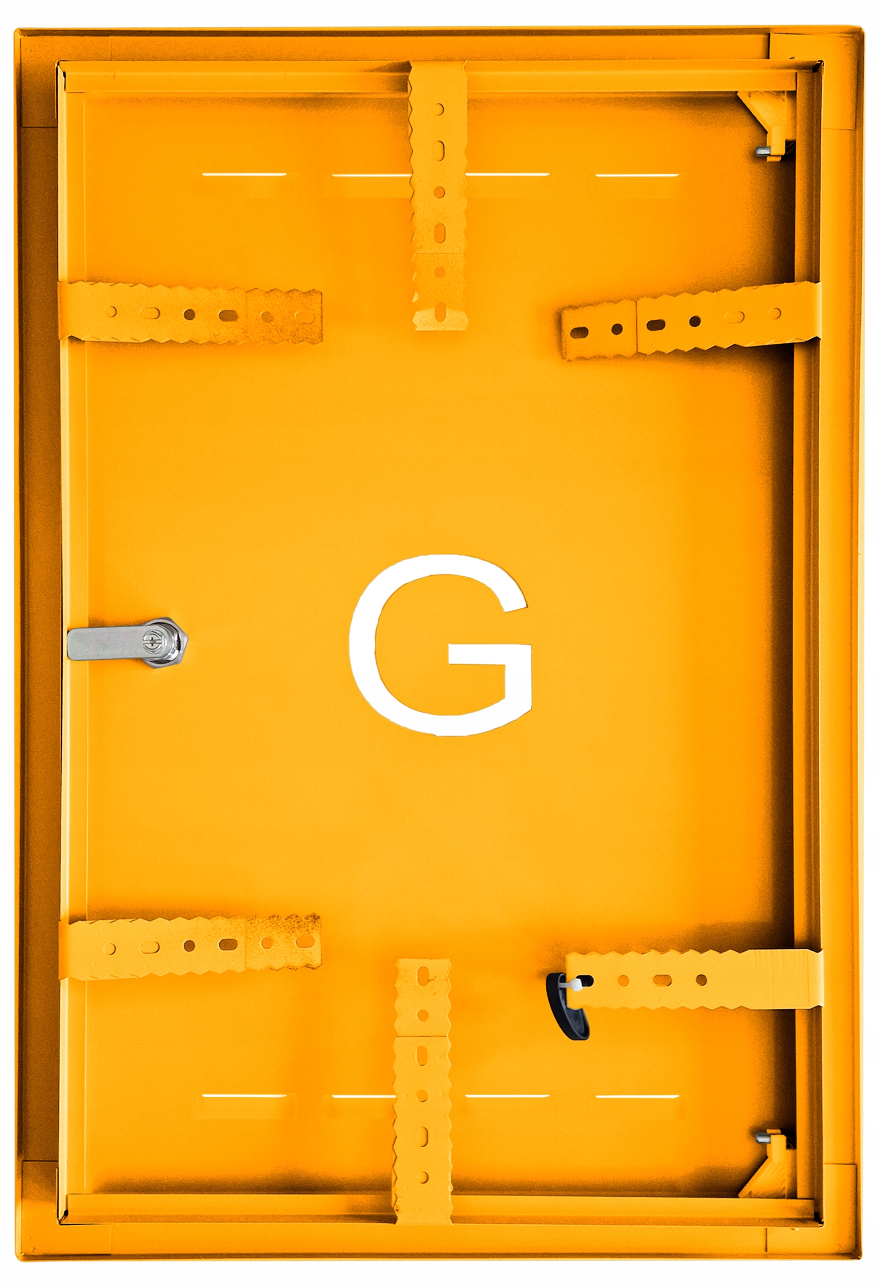 DRZWICZKI GAZOWE ŻÓŁTE 70x70 OSŁONA NA GAZOMIERZ Kod producenta DGWL/70x70/Ż