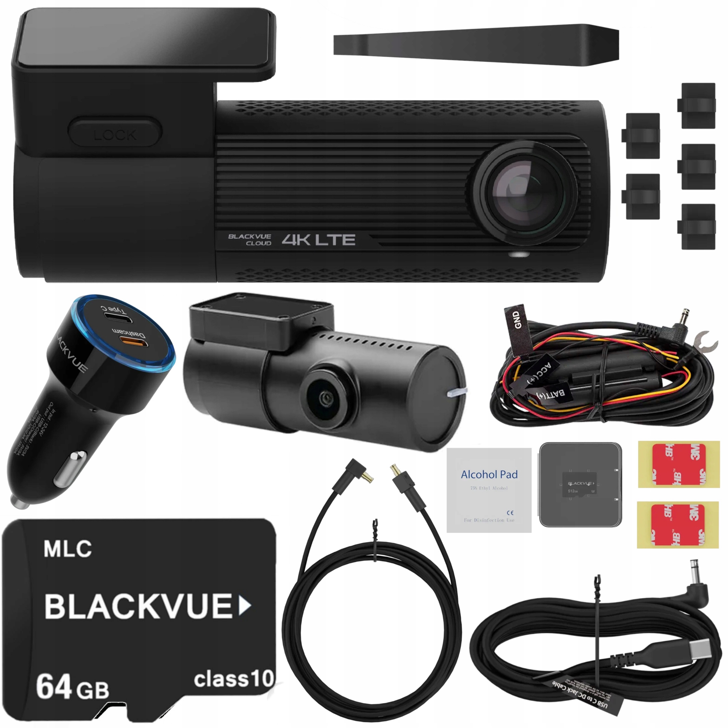 Kamera Samochodowa 4K Blackvue DR970X-2CH Lte Plus II 64GB Nowa Wersja