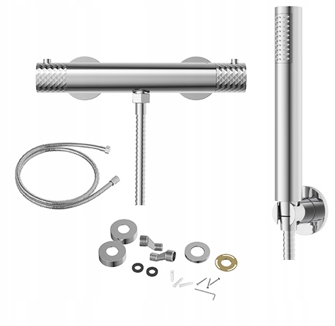Chrómová sprchová batéria termostatická kohútik Glami termostat slúchadlá