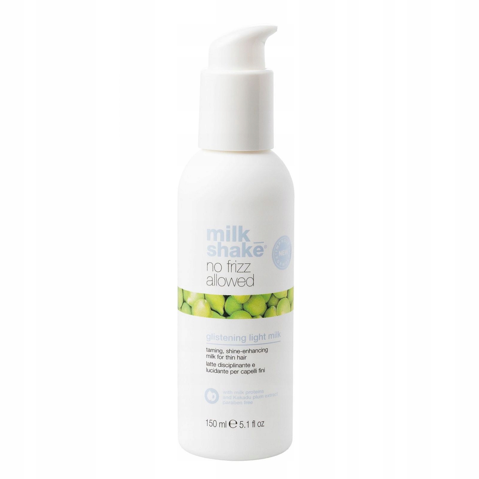 Milk Shake No Frizz Allowed Glistening Light Milk 150 ML Lesk pro vlasy proti krepatění 150 ml