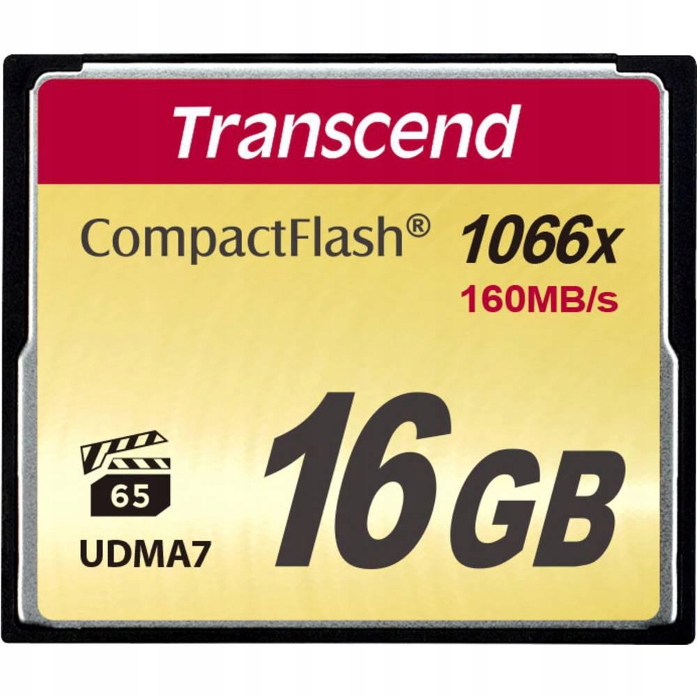 Karta pamięci CF Transcend 16 GB 1000x
