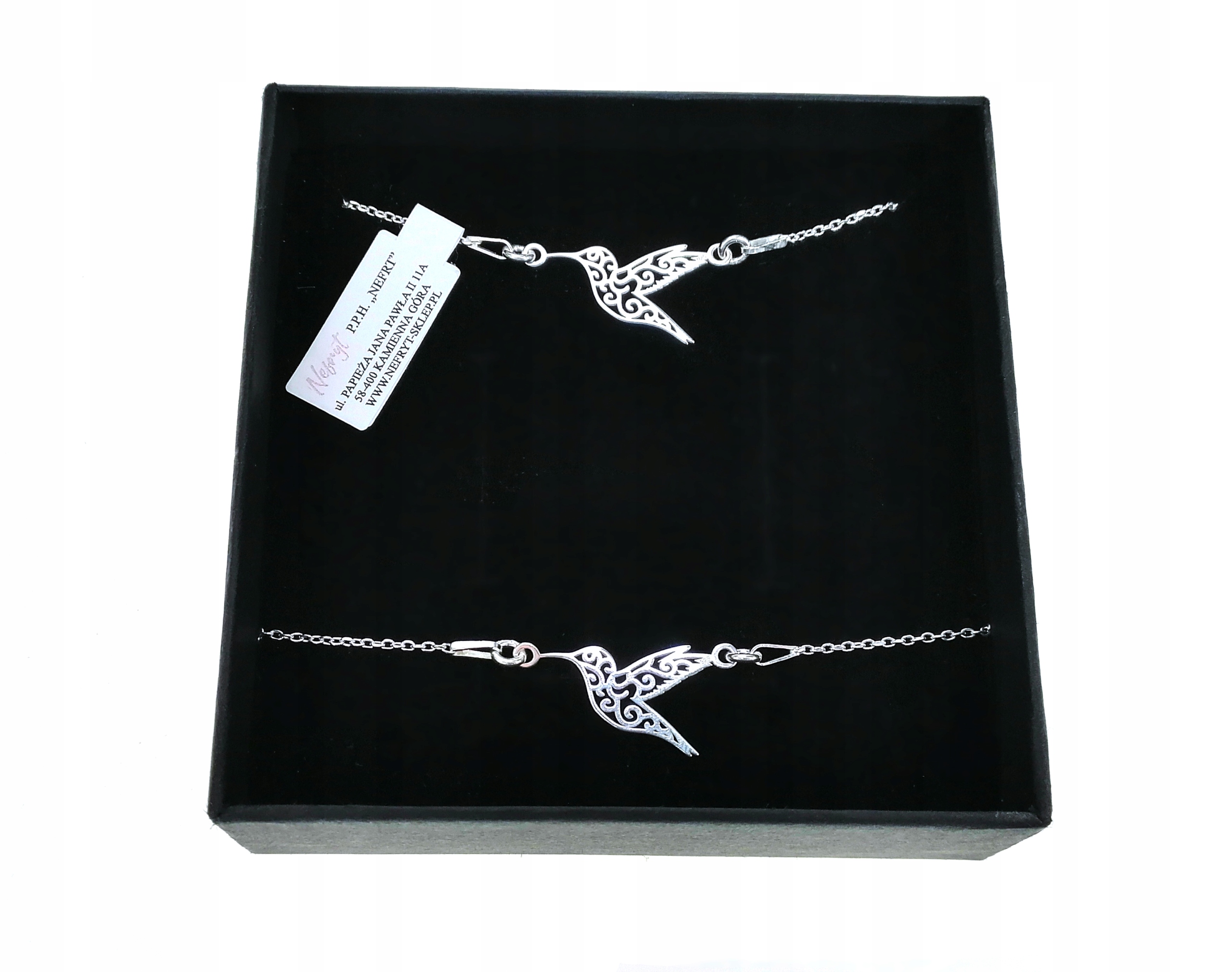 

Komplet biżuterii srebrnej koliber srebro 925