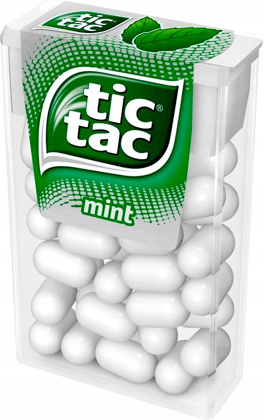 Levně Dražé Tic Tac Mint s mátovou příchutí 24 kusů x 18 g