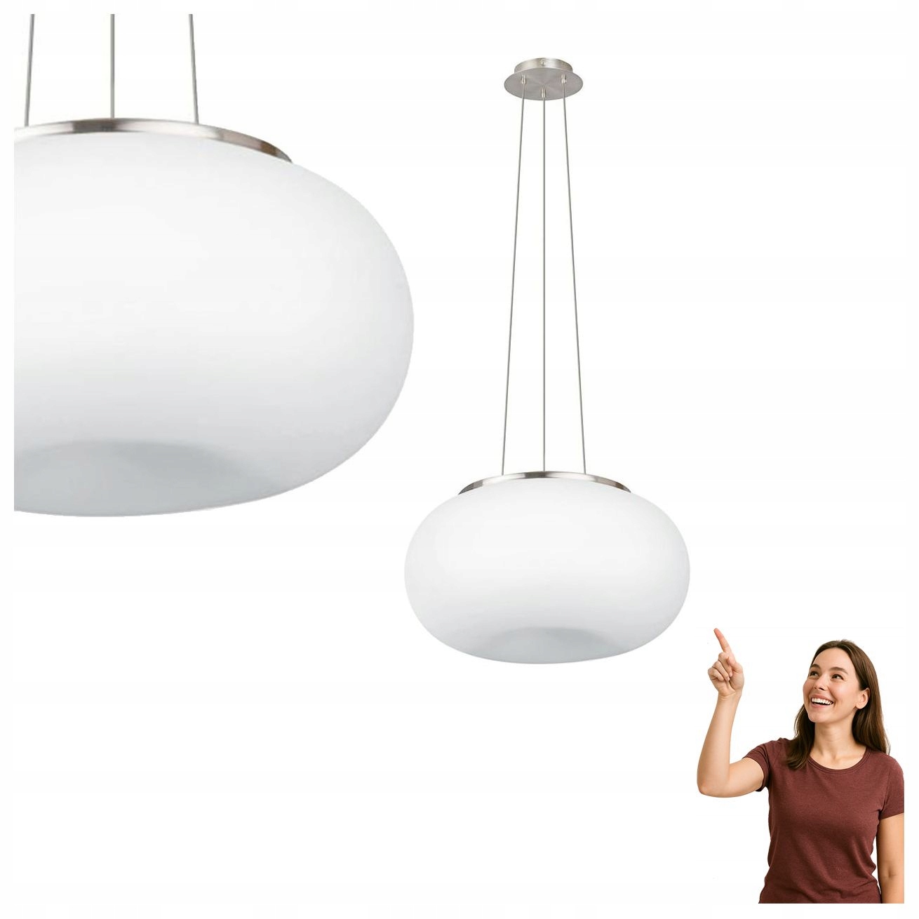 Závěsná lampa Optica 86815 Eglo