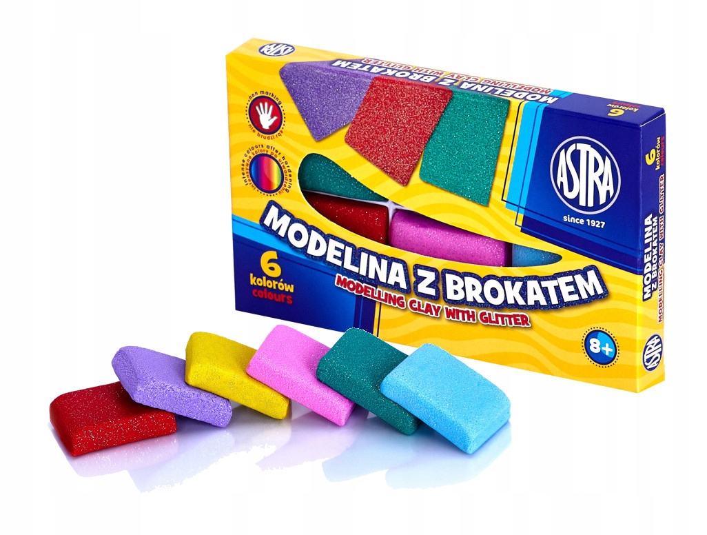 

Astra Modelina z brokatem żywe