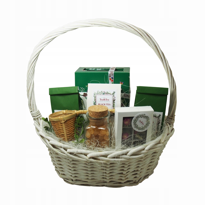 Levně Koš s čajem a kávou