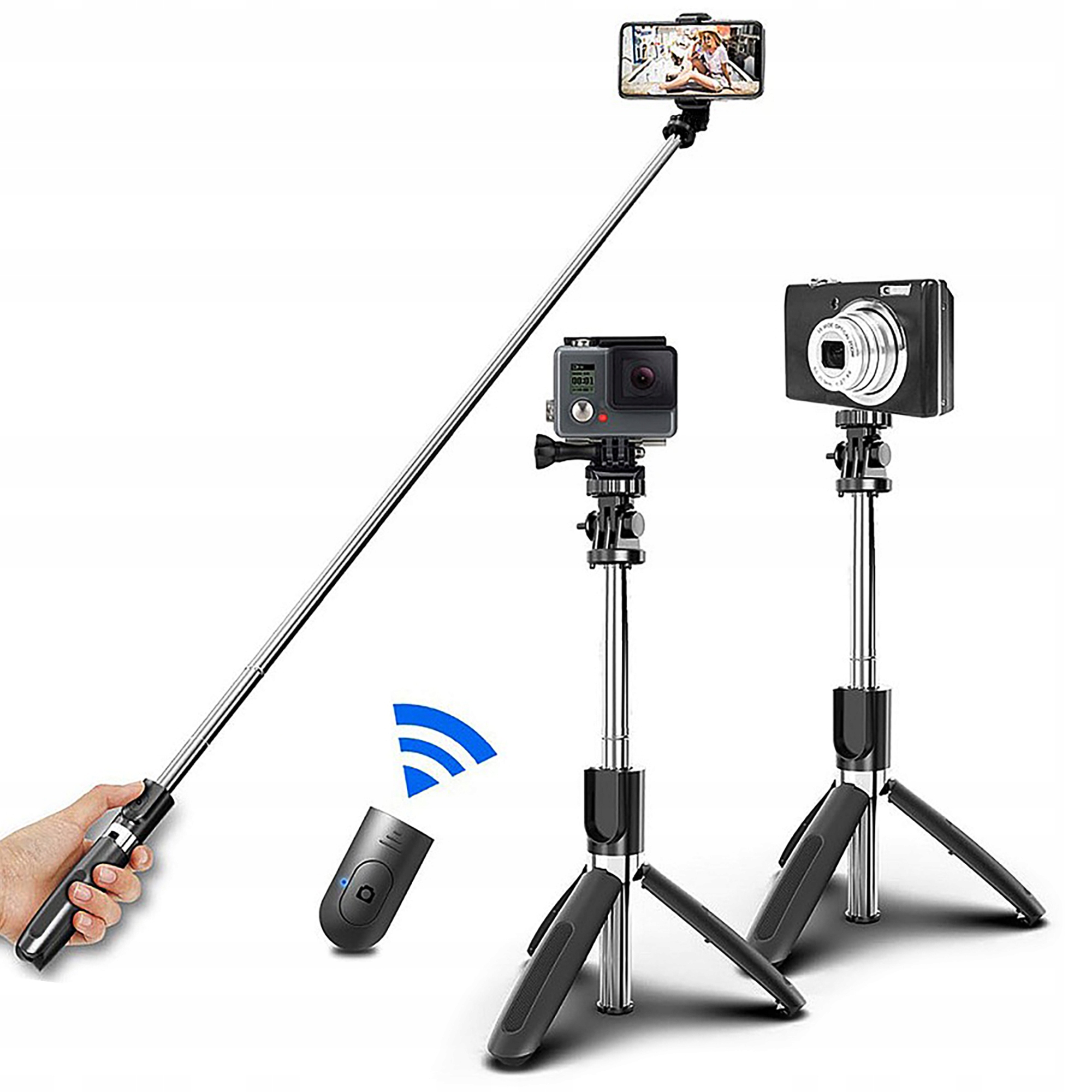 

Focus Pro Kij Selfie Stick GoPro Statyw Pilot