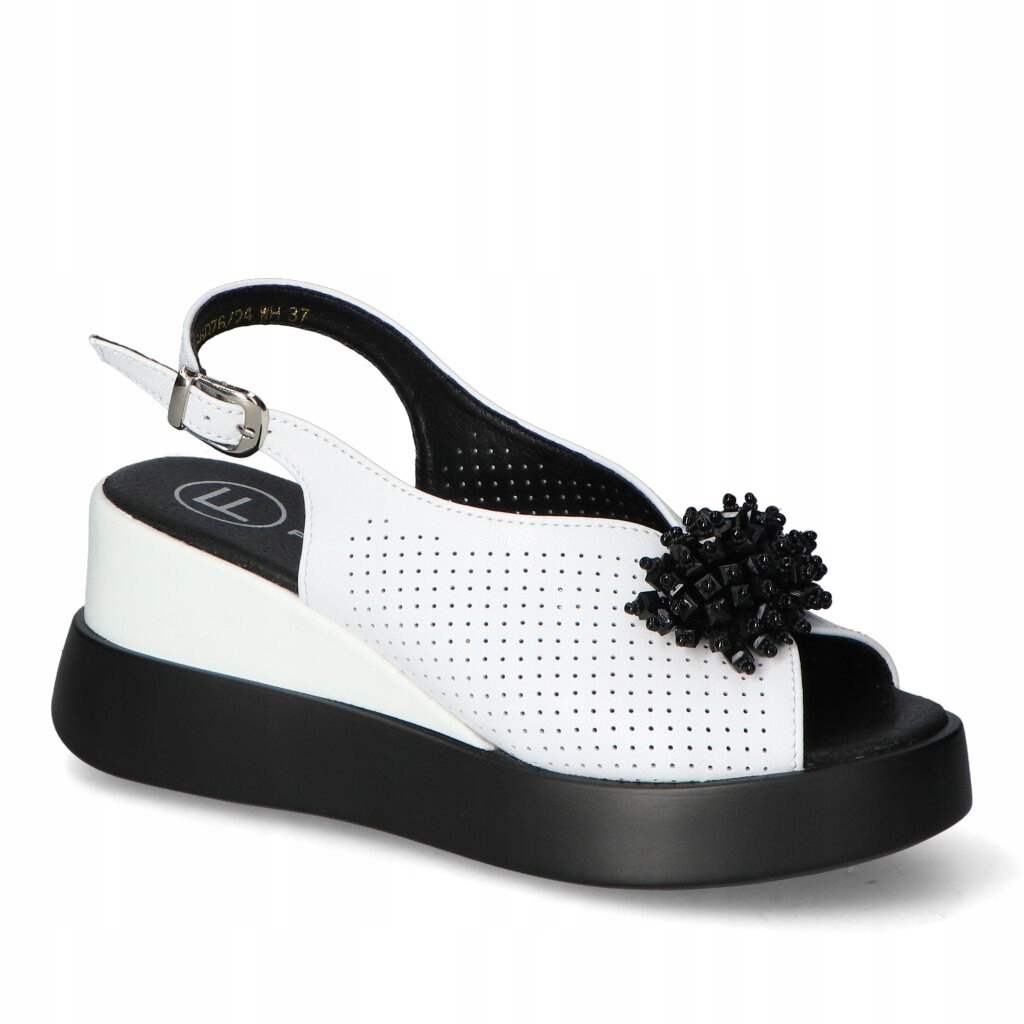 Sandály Filippo DS6076/25WH Bílé lico 40