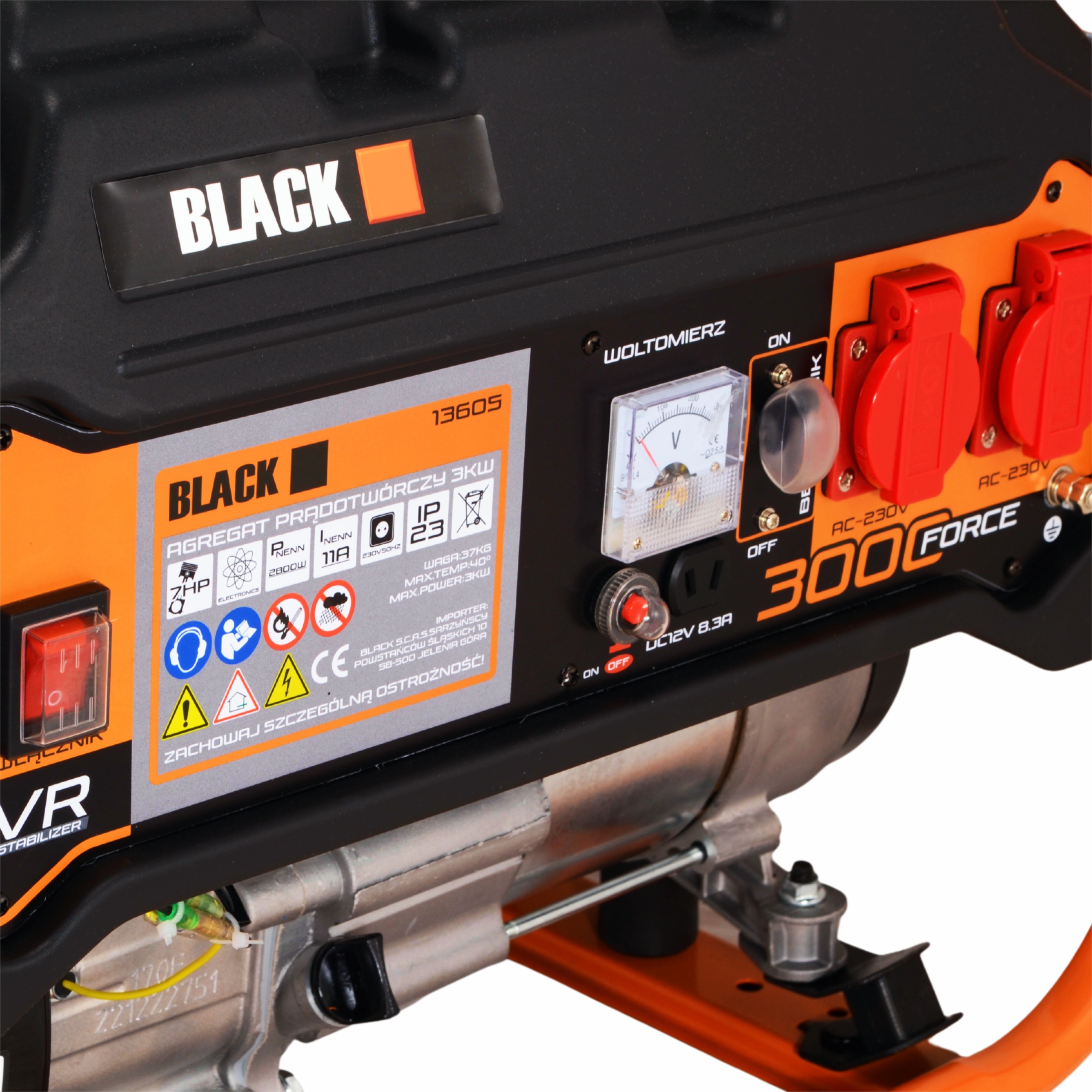 AGREGAT PRĄDOTWÓRCZY 230V 7HP 2800W AVR Rodzaj przenośny