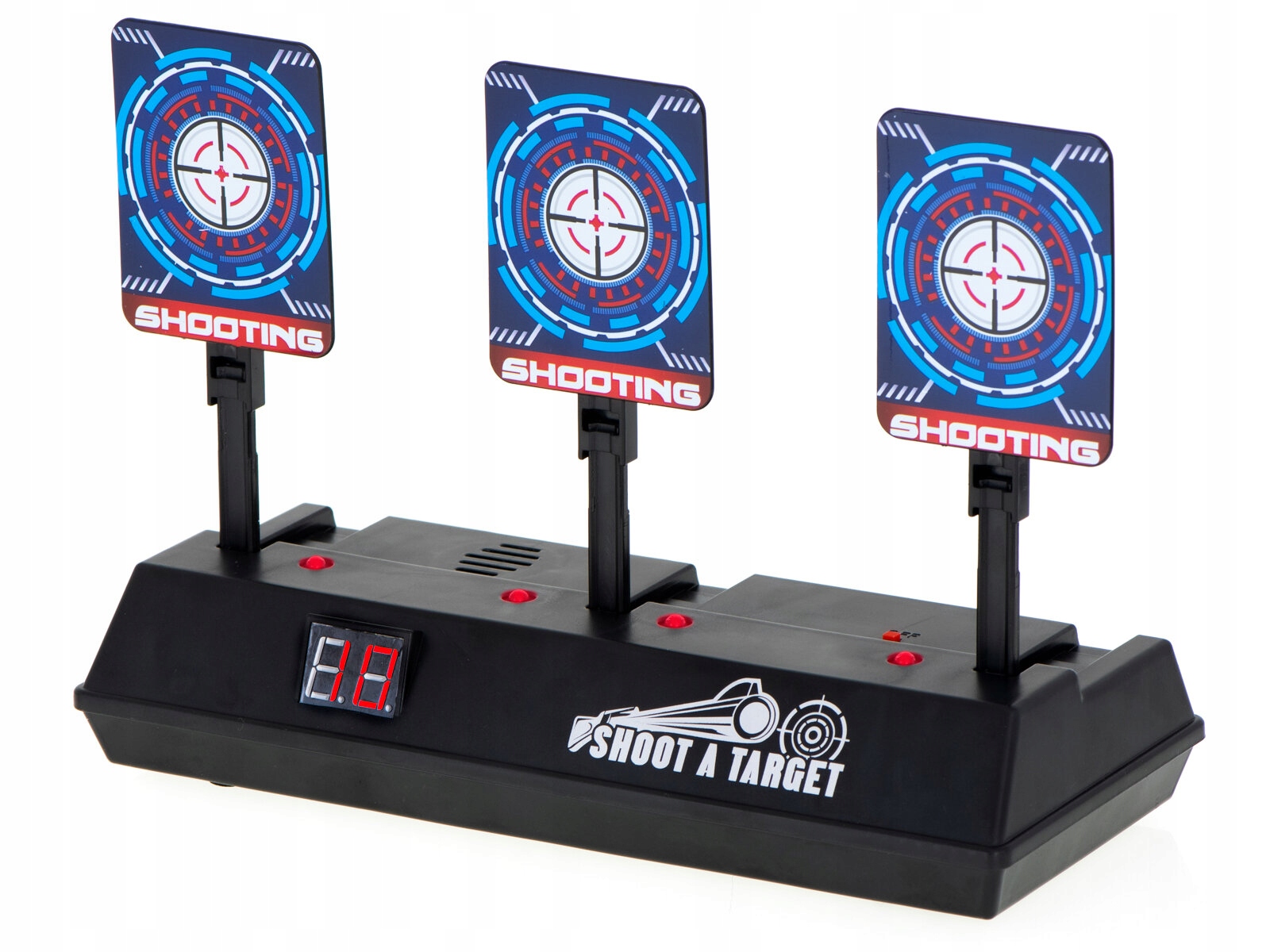 

Elektroniczna Tarcza Do Nerf Cyfrowa 3 Cele