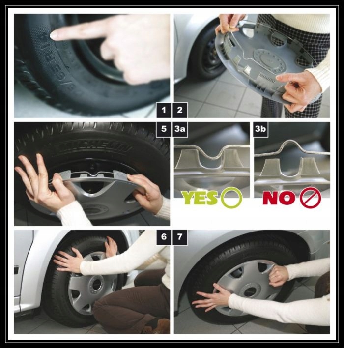 KOŁPAKI DELTA 14" uniwersalne 4 SZTUKI Producent Jestic