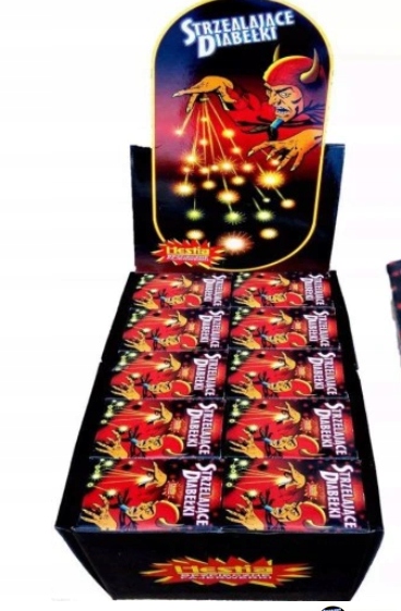 

Strzelające Diabełki 2500 sztuk karton Paka