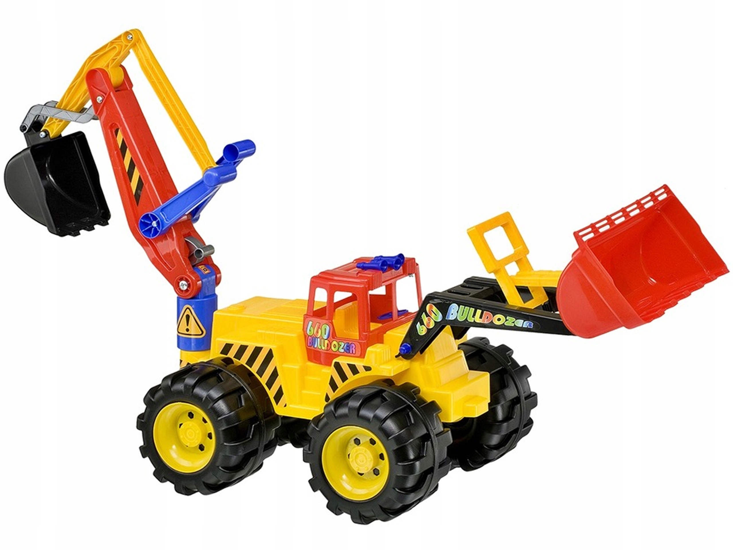 XL Polski Jezdzik Duża Koparka Spychacz Buldożer Jakość 140CM Łycha Spych Marka inna