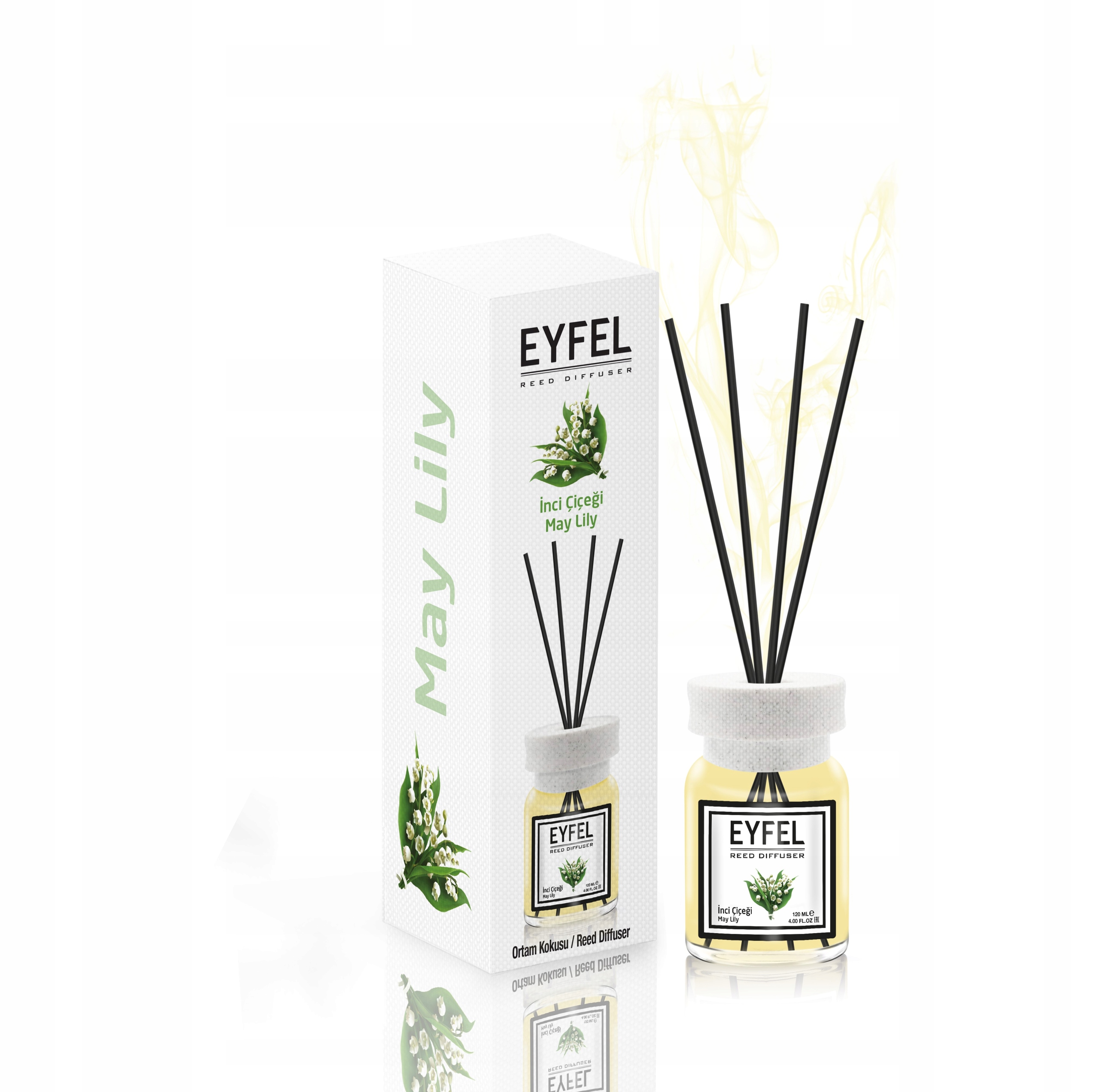 

Odświeżacz powietrza Konwalia Eyfel 120 ml