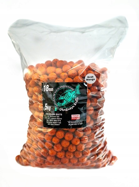 Kulki proteinowe Grabania Baits 24mm 5kg Krab mango