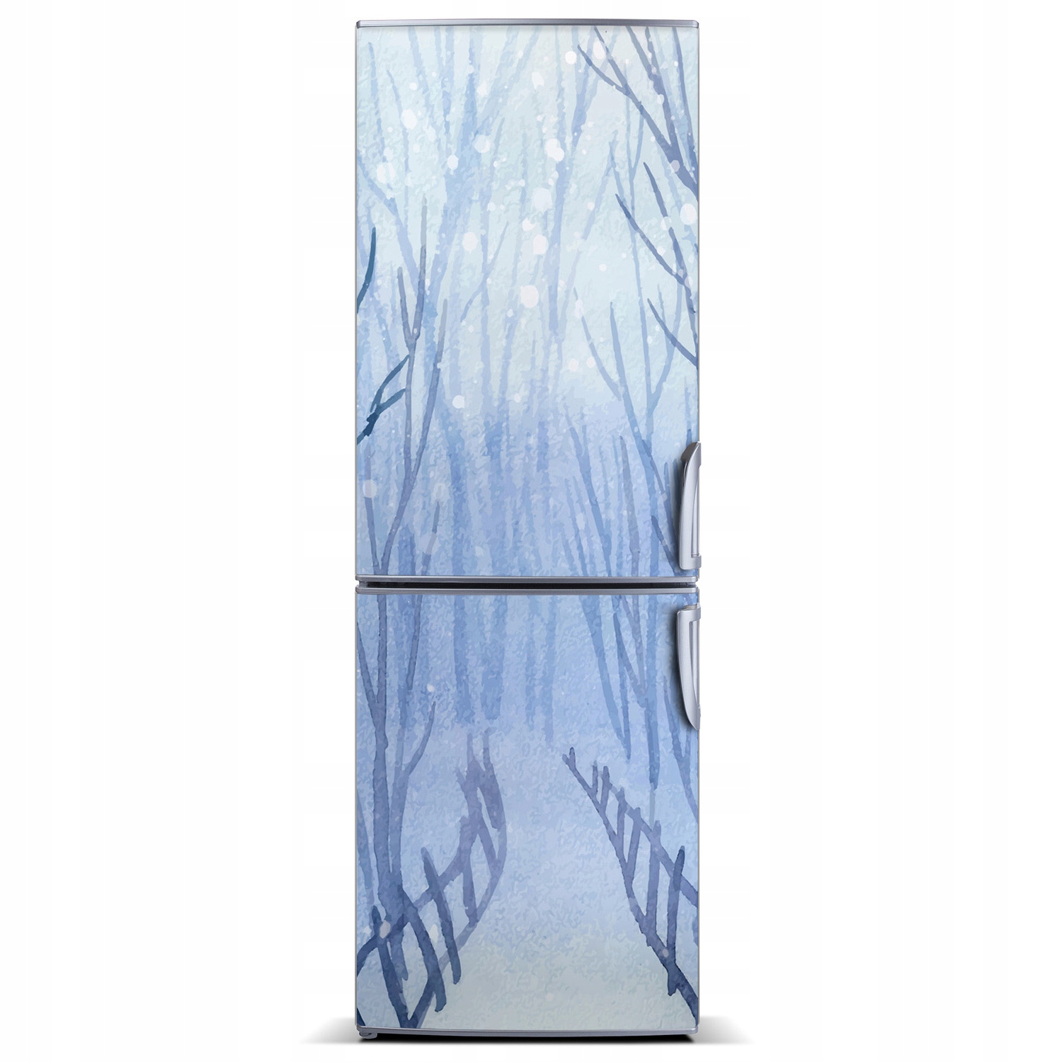 

Naklejka na lodówkę magnetyczna Las zimą 60x180
