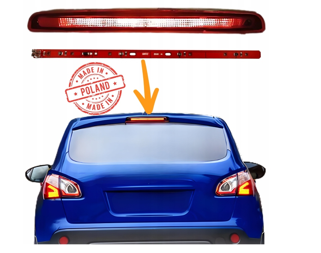 ТРЕТИЙ СТОП-СИГНАЛ ЛАМПА СВЕТОДИОДНЫЙ МОДУЛЬ КАРТРИДЖ MEGANE II 2 SCENIC II 2 QASHQAI