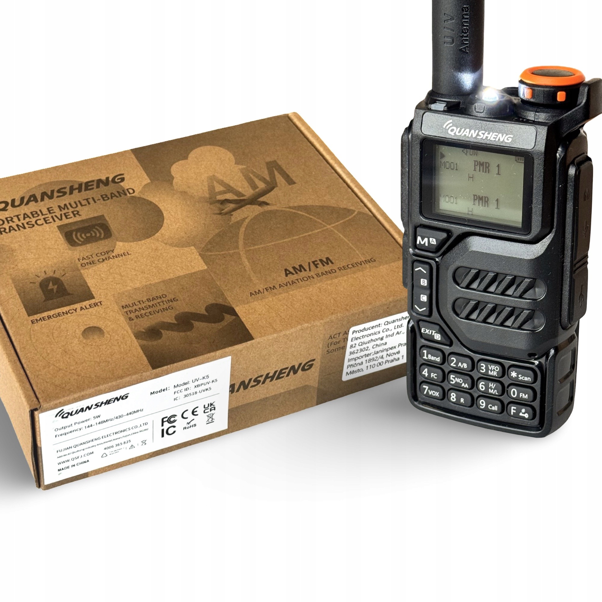 Přenosný radiotelefon Quansheng UV-K5