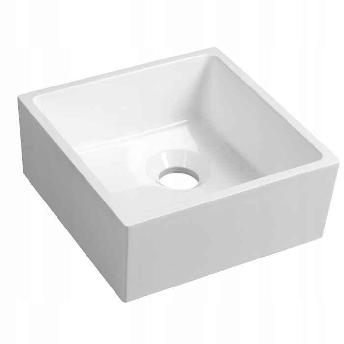 Sapho Sanna kompozitná umývadlová doska 25x25 cm, biela SN250