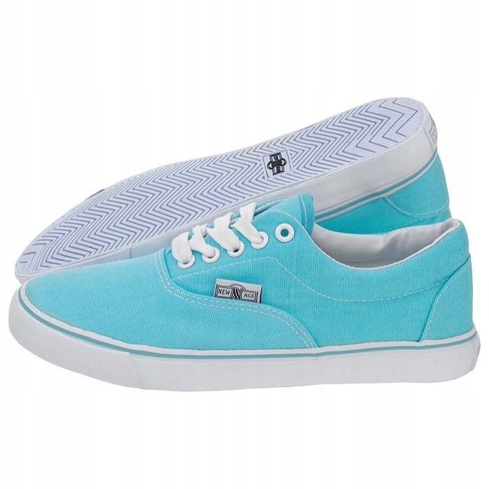 

Buty Damskie Trampki Tenisówki New Age Błękitne