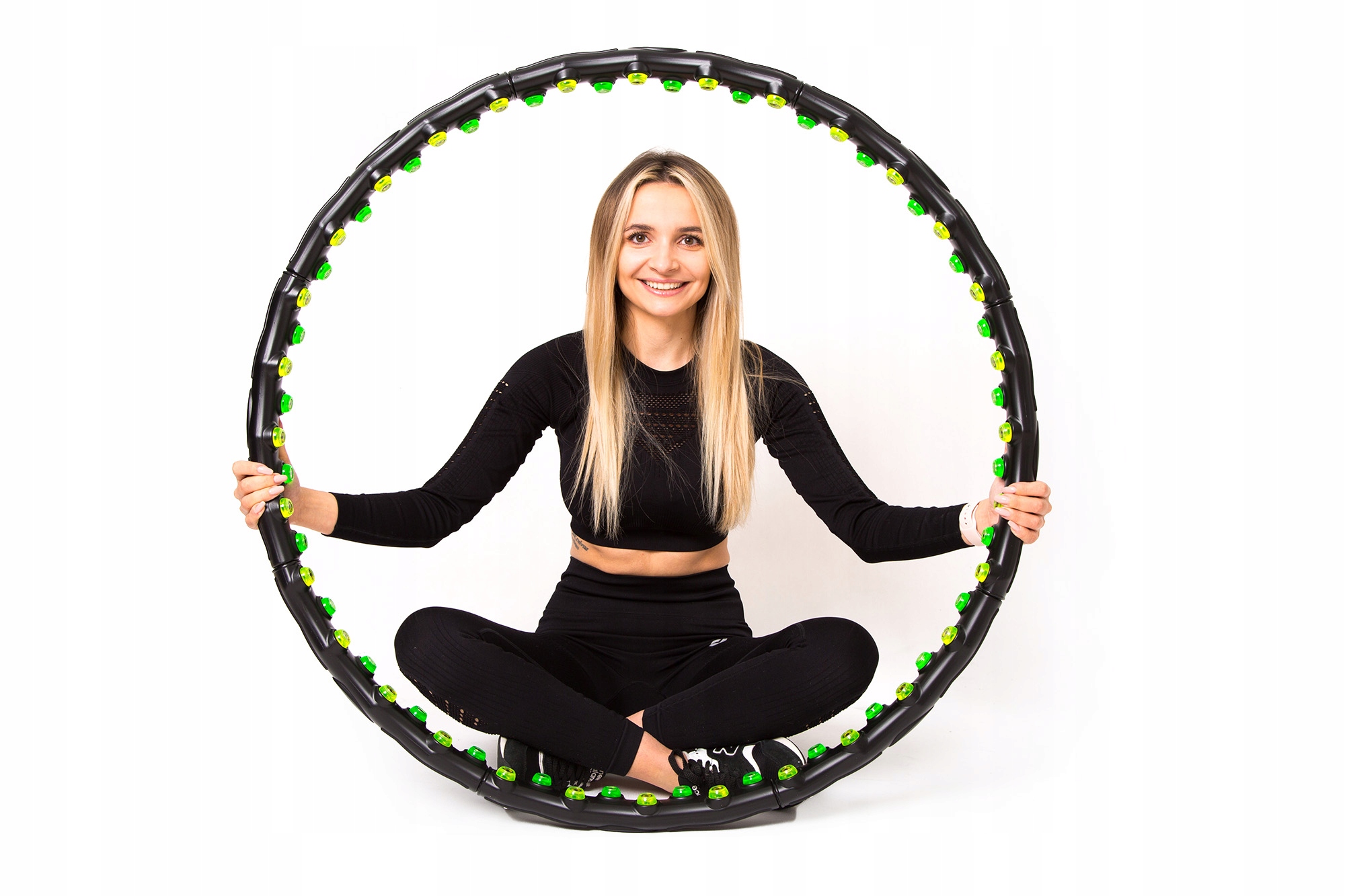 LIEKNANTIS HULA HOP HOOP MASAGER MAGNETIC Skersmuo 100 cm