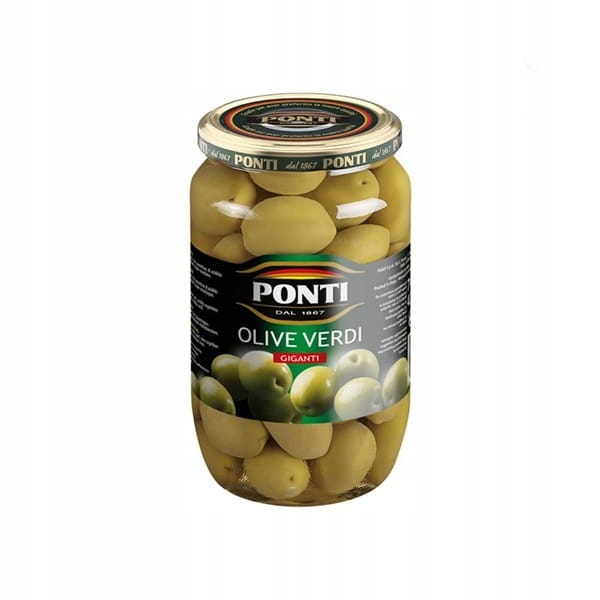 

Ponti Oliwki Zielone Duże z Pestką 700g