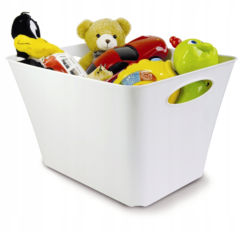 Kosz do przechowywania Rotho LIVING 24l biały Pojemność 24 l