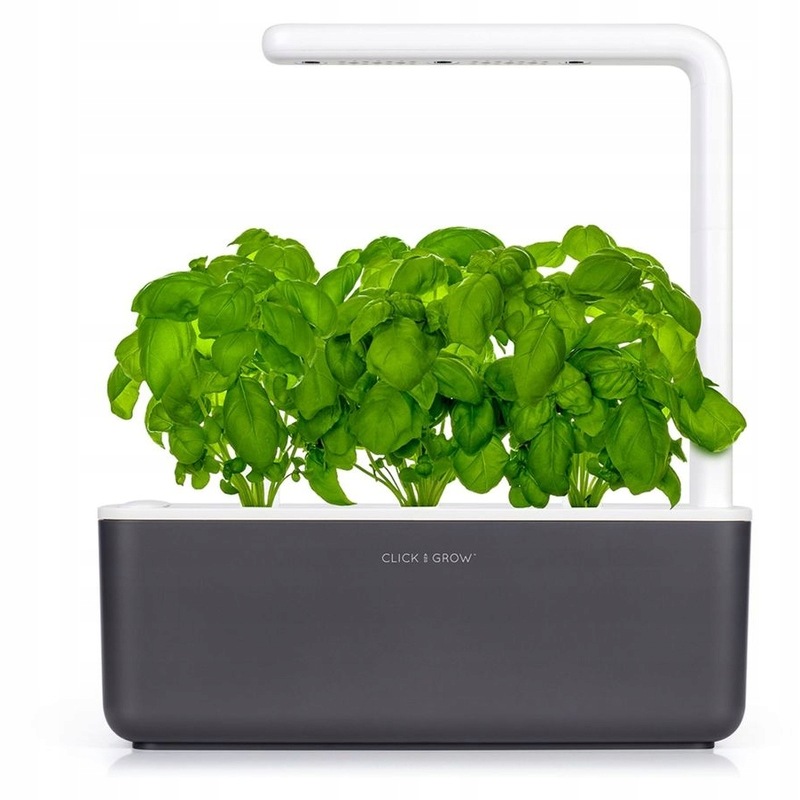 Click and Grow Inteligentna sadzarka Smart Garden 3 3 kapsułki, szara
