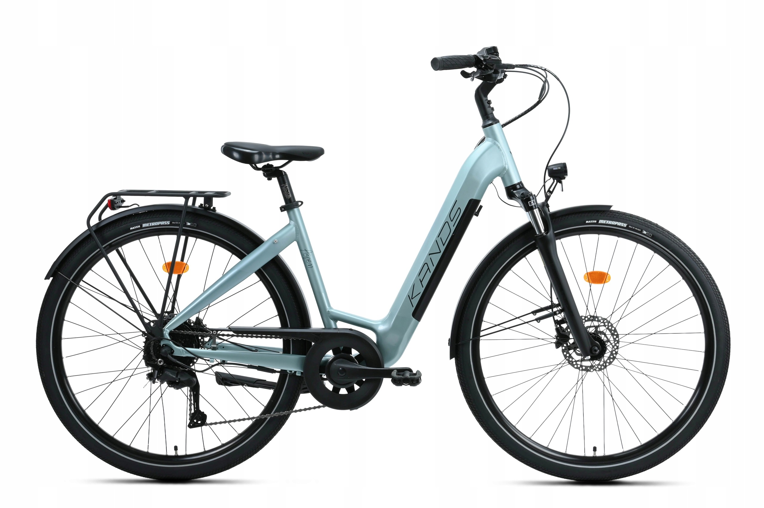 Rower elektryczny Ebike Kands Aspen 28" rama 18" Turkusowy