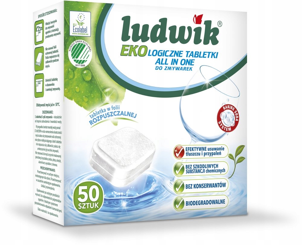 

Ludwik Ekologiczny tabletki do zmywarek 50szt