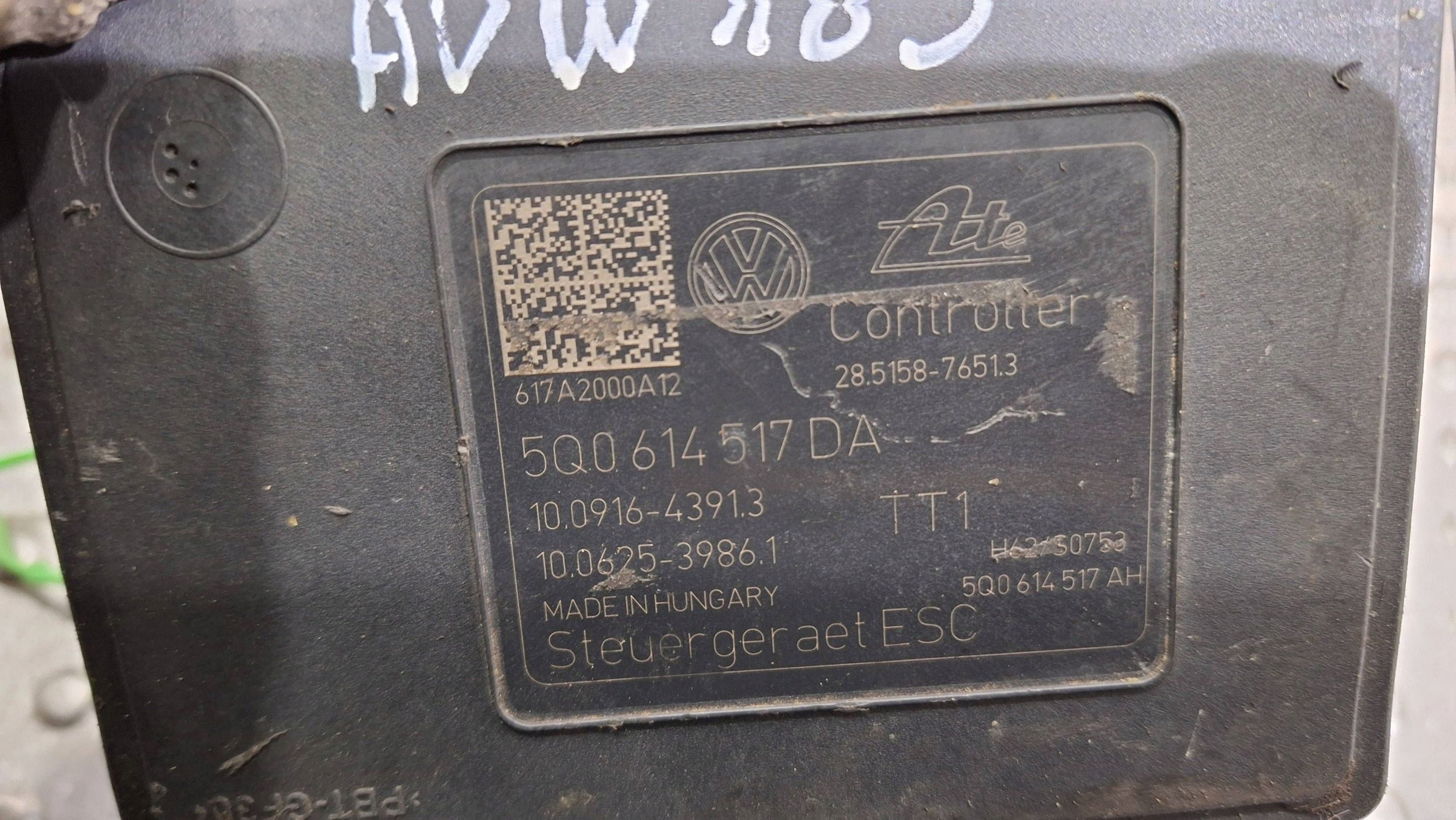 pump control unit ABS 5Q0614517DA SKODA SUPERB III PASSAT B8 A3 8V TOURAN 5T