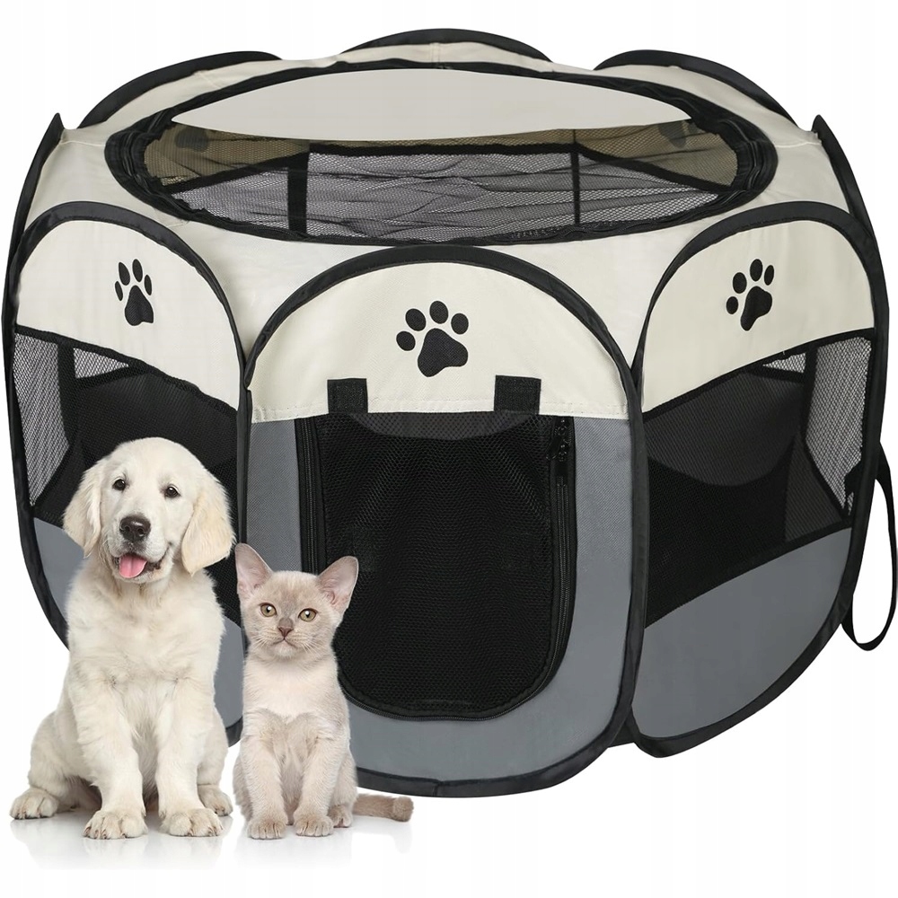 Levně Voděodolná skládací Kotec pro zvířata Lehká pro kočku a psa