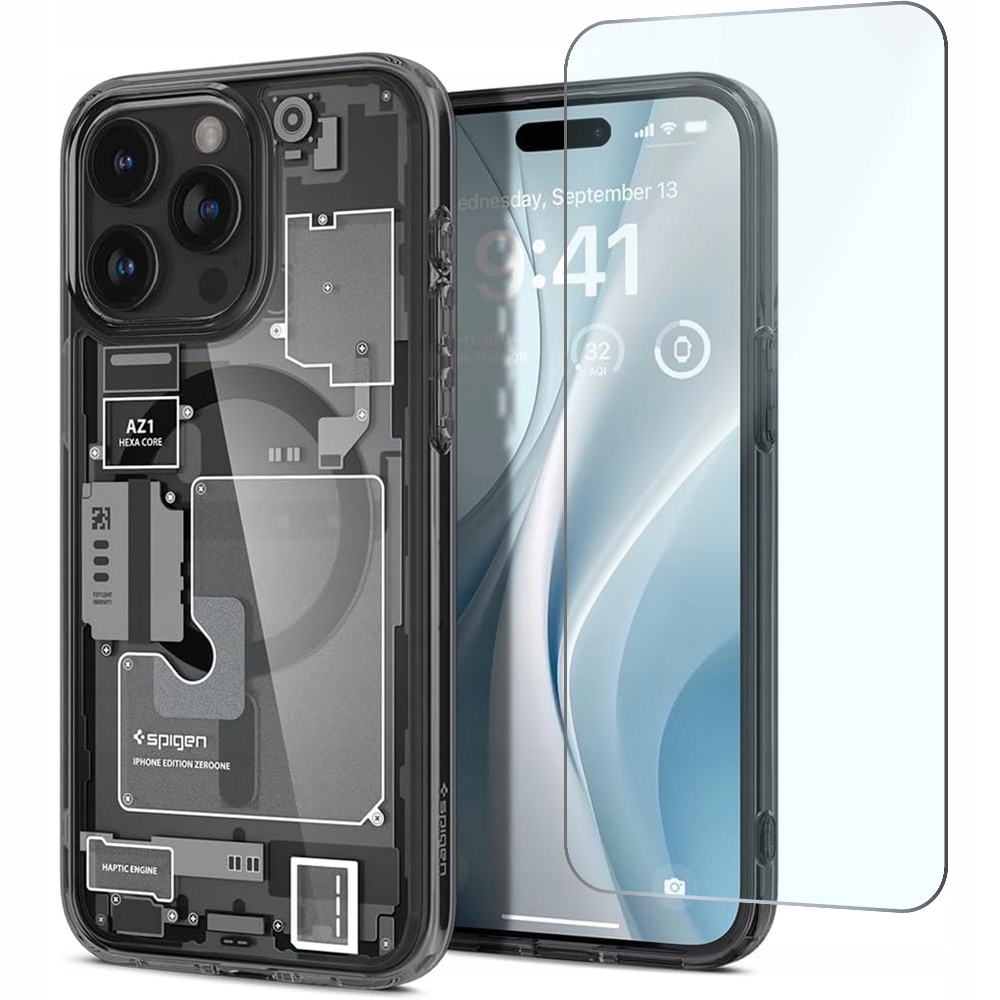 Etui Spigen do iPhone 15 Pro, mocne, ochronne, case do MagSafe szkło