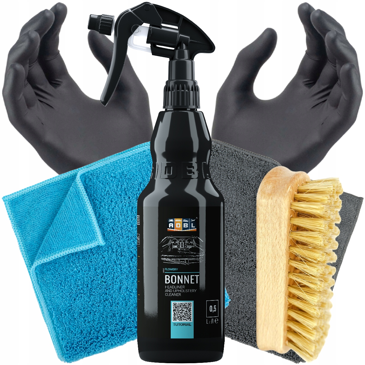 Adbl Bonnet Szczotka Akcesoria Zestaw Do Czyszczenia Tapicerki Foteli