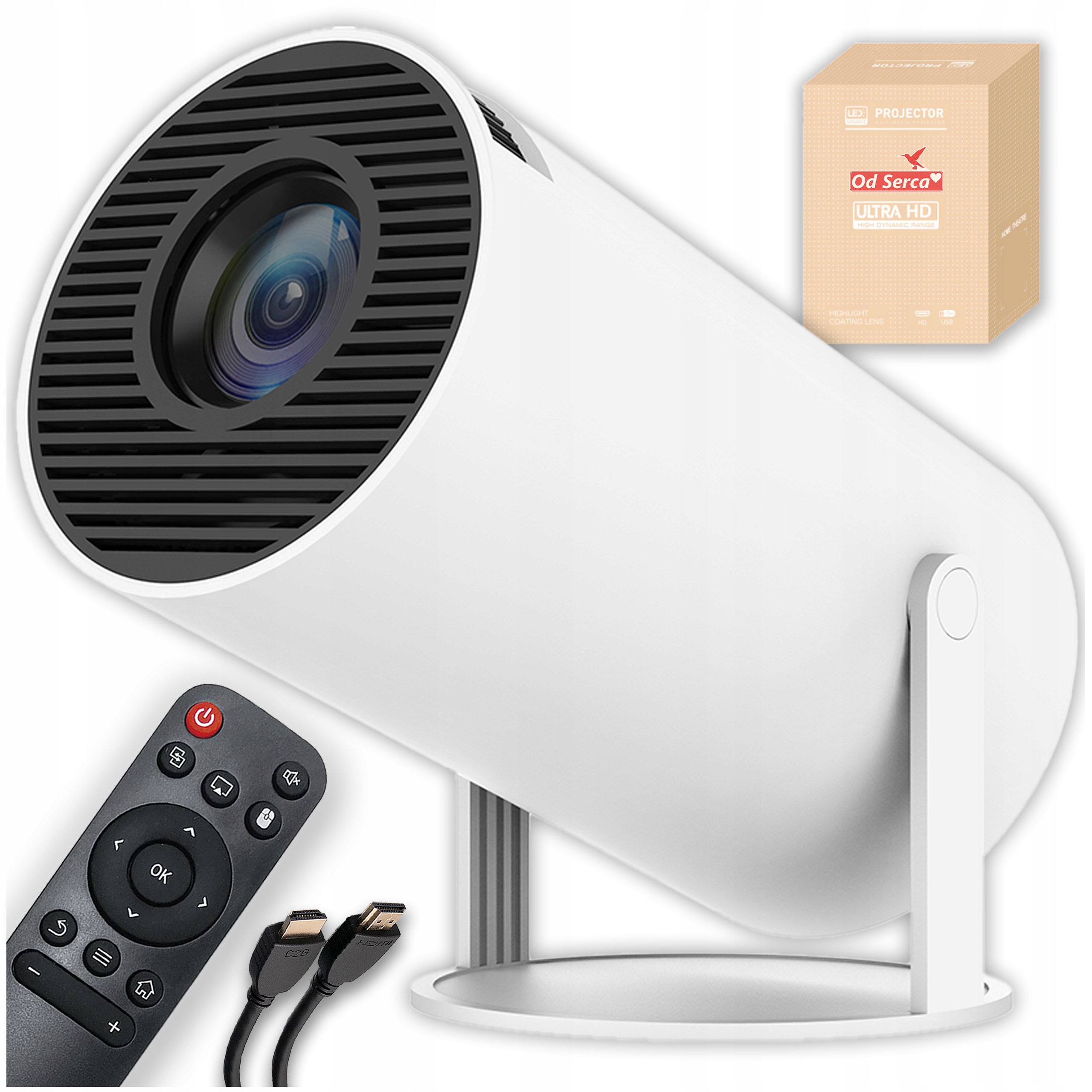 Projektor Android Projektor Tv Projektor Wifi Mini Přenosný Bt Smart Pilot 4K