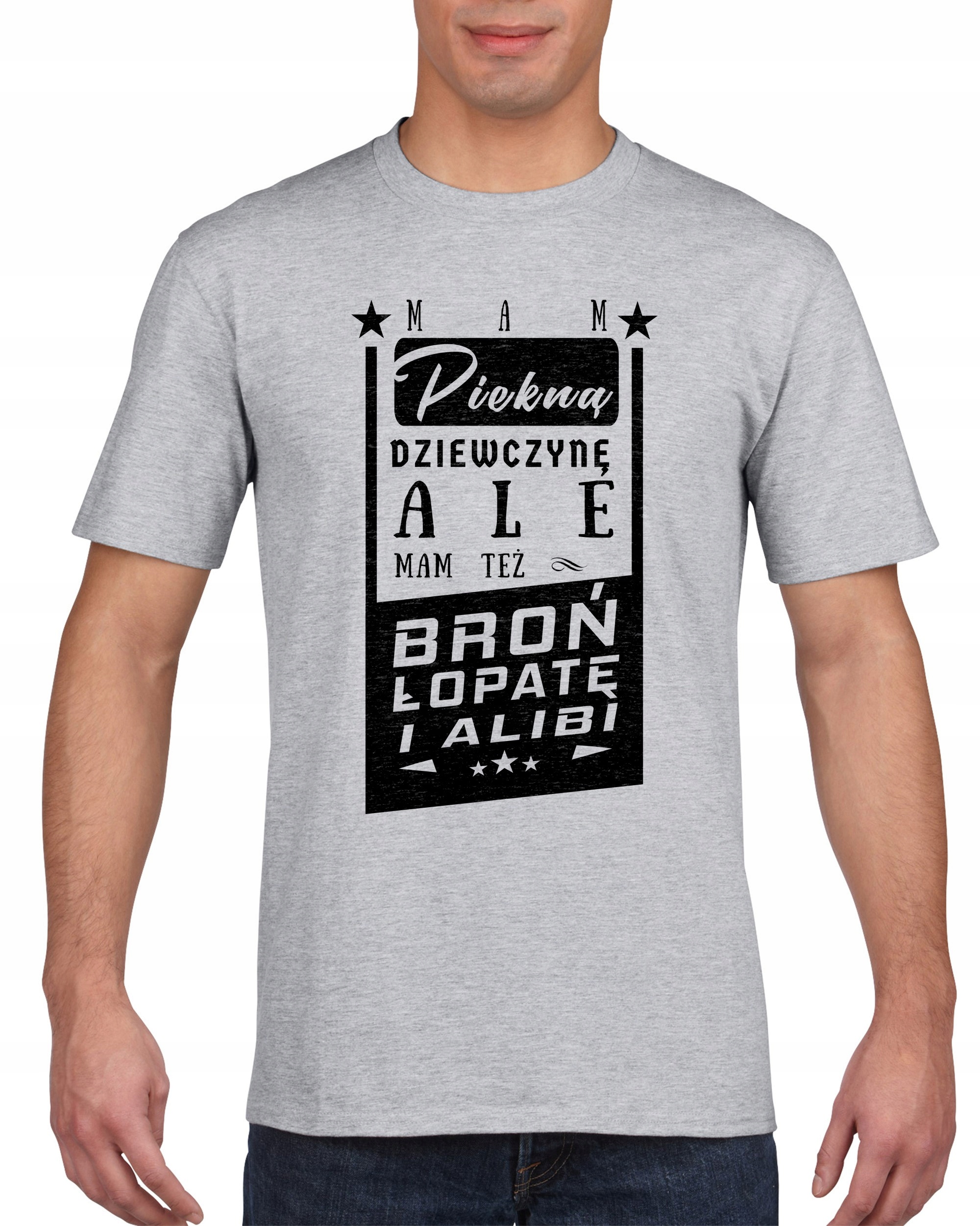 

Koszulka męska Mam Piekna Dziewczyne Ale Mam s L