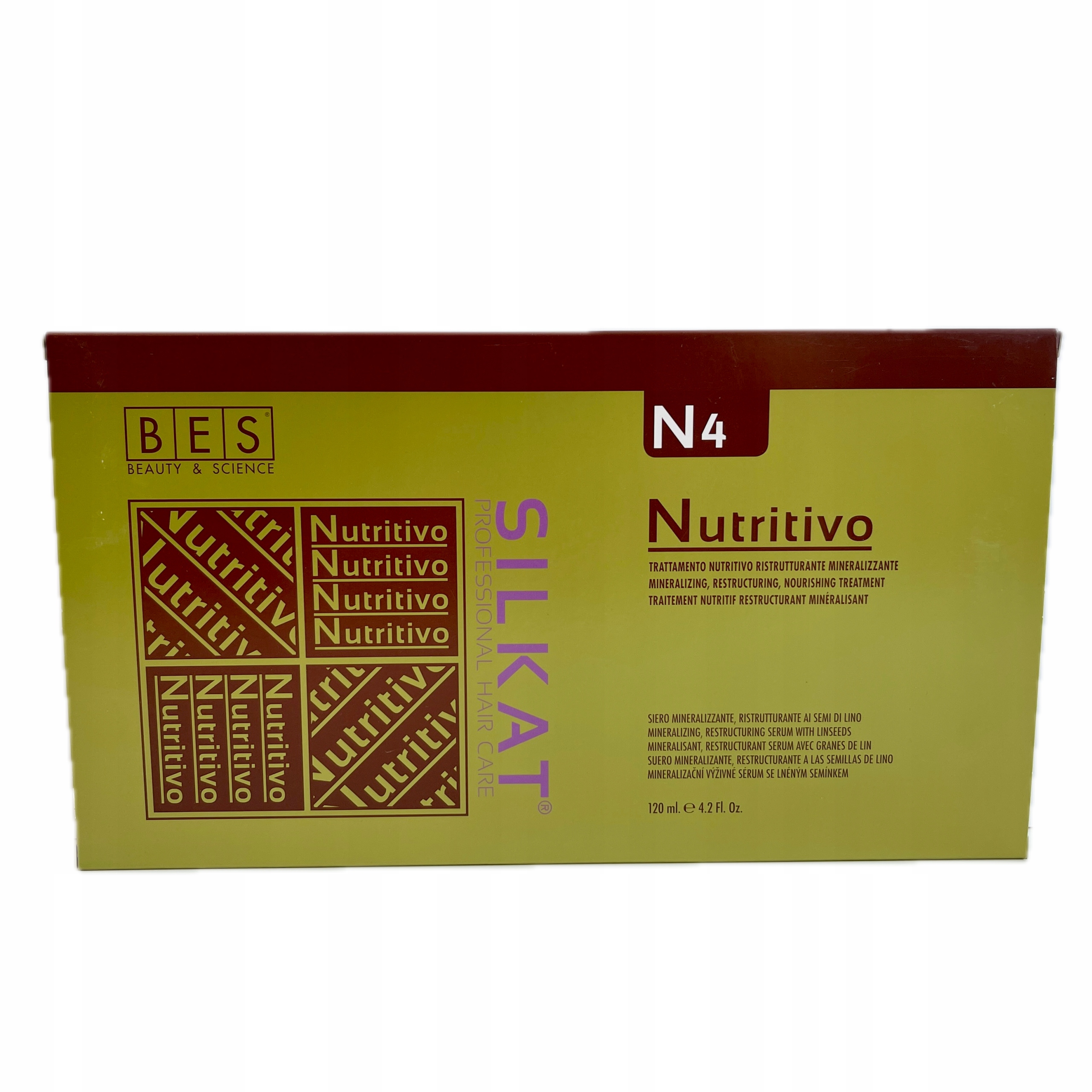 Bes Ampulky Silkat N4 – regenerační ze lněných semínek 12 x 10 ml