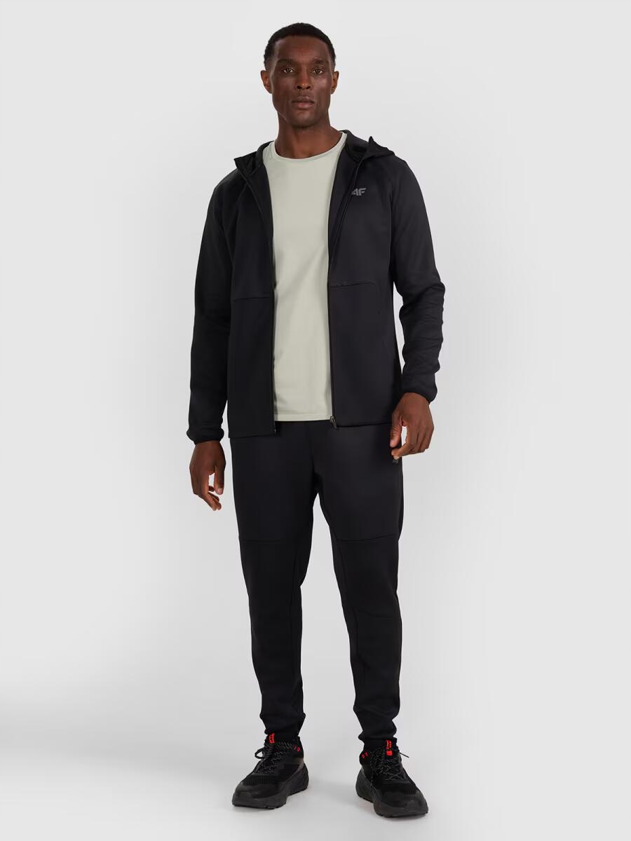 4F Pánská Mikina Regular Rychleschnoucí Fnk M560 Hluboká Černá M