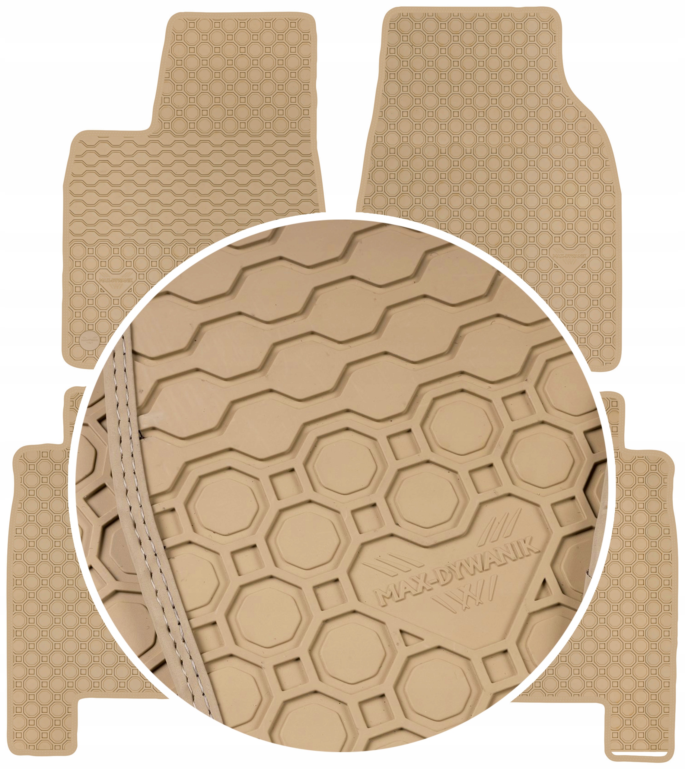 Коврики Max-Коврик резиновые 107989842100 3 el.