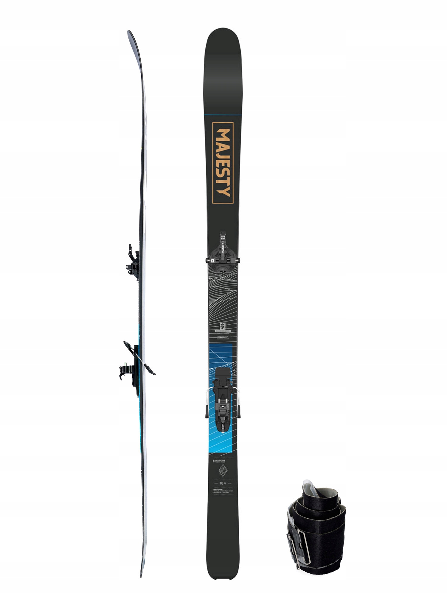 Skialpový set Majesty Supertour C-Crest 10 Foki 184 cm