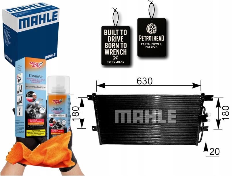 конденсатор кондиционера vw transporter III # pro+ Kit9