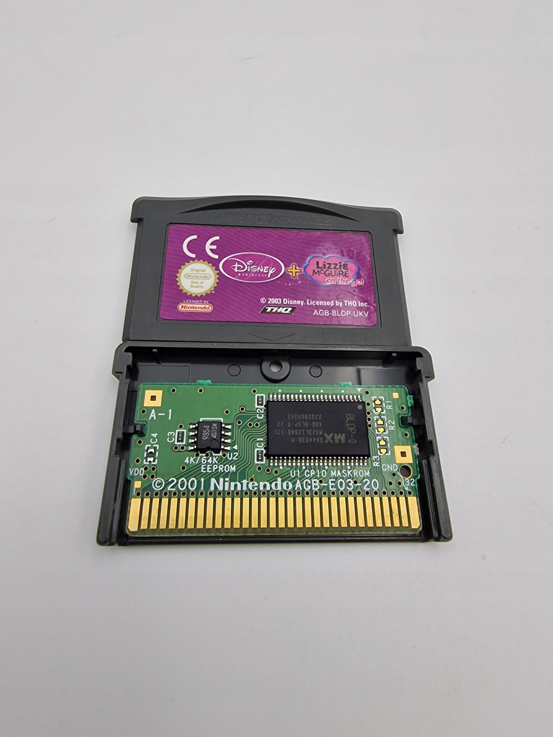 DISNEY PRINCESS + LIZZIE MCGUIRE ON THE GO Tytuł DISNEY PRINCESS - GBA - 100% ORYGINALNA