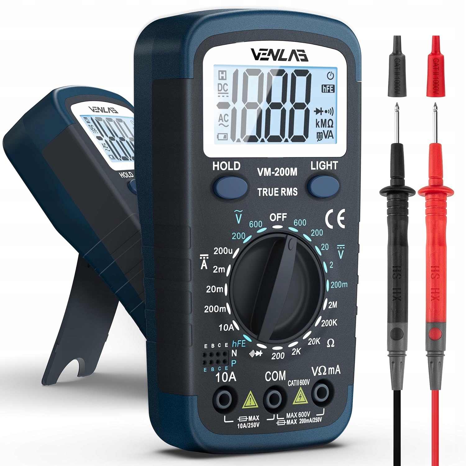 Ruční multimetr Venlab VM-200M pro měření Ac/dc napětí